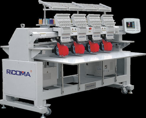 RiCOMA 12 βελόνων βιομηχανική μηχανή κεντητικής υψηλής ταχύτητας πολυ αυτοματοποιημένη κεφάλι